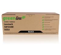 greenline remplace Lexmark 50F2U00 / 502U Cartouche toner, noir