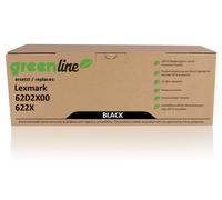greenline remplace Lexmark 62D2X00 / 622X Cartouche toner, noir