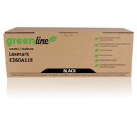 greenline remplace Lexmark E260A11E Cartouche toner, noir