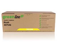 greenline remplace Ricoh 407546 Cartouche toner, jaune