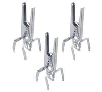 Greenmill Lot de 3 pièges à parasites en métal étroits - Largeur : 7,5 cm - Matériau : acier galvanisé