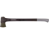 Hache de charpentier bois Greenmill, acier carbone forgé 72cm C55