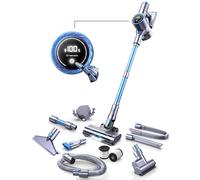 Greenote GSC60 Aspirateur sans Fil Puissant 480W, 33 kPa, Autonomie 45 Min, Léger & Silencieux, Écran LED, 10-en-1, Spécial Poils d’Animaux