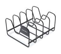 GreenPan Accessories GP-ACCES Étagère de rangement avec couvercle métallique Noir 22,6 cm