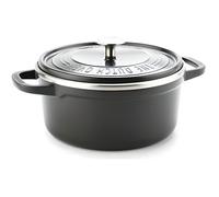 Greenpan - cocotte ronde en fonte d'aluminium 28cm gris - cc002221-001