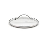 GreenPan Couvercle Universel en Verre de 16 cm avec Poignée en Acier Inoxydable, Lavable au Lave-Vaisselle et au Four jusqu'à 190°C