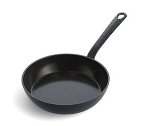 GreenPan Craft Poêle à frire antiadhésive en céramique anodisée dure de 24 cm, sans PFAS, sans induction, sans risque pour le lave-vaisselle, sans risque pour le four, noir