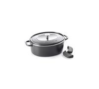 GreenPan Featherweights Casserole Ovale Antiadhésive 25cm/6.2 Litres sans PFAS, Gris