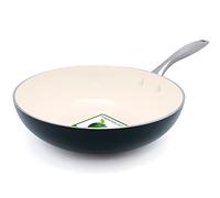 GreenPan Heritage CW000715-002 Poêle Wok Aluminium Noir 28 cm