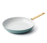 GreenPan Padova Reserve Poêle à Frire Antiadhésive en Céramique Saine Anodisée Dure 24 cm, Sans PFAS, Induction, Poignée Dorée, Lavable au Lave-Vaisselle, Va au Four, Bleu Fumé