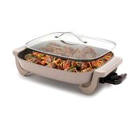 GreenPan Poêle électrique avancée de 30,5 x 38,1 cm avec couvercle, capacité de 7 l pour les repas familiaux, revêtement anti-adhésif en céramique sain, sans PFAS, frire, sauter, vapeur, mijoter,