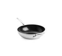 Wok 30 cm inox triply revêtement céramique-Première - Greenpan - Argent / Métallique - Acier Inoxydable (inox) Argent G