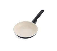 GreenPan Rio Poêle à Frire Antiadhésive en Céramique Saine 18cm, Sans PFAS, Poignée Rester Froid, Va au four jusqu'à 160°C, Noir & Crème (Pas d'induction)