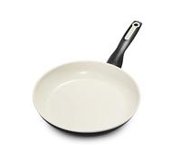 GreenPan Rio Poêle à Frire Antiadhésive en Céramique Saine 26cm, Sans PFAS, Poignée Rester Froid, Va au four jusqu'à 160°C, Noir & Crème (Pas Induction)