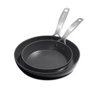 GreenPan Set de 2 poêles Copenhagen 20/28 cm Céramique noir