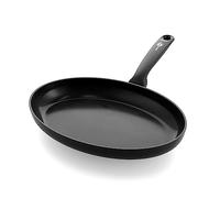 GreenPan Poêle à poisson Torino 32 cm – Céramique antiadhésive, Sans PFAS, Induction, Noir