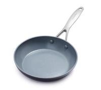 GreenPan Valencia Pro Poêle à frire de 20 cm en céramique anodisée dure antiadhésive, sans PFAS, à induction, lavable au lave-vaisselle, sans risque pour le four, grise