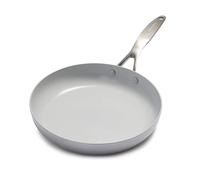 GreenPan Venice Pro Tri-Ply Acier Inoxydable Céramique Saine Antiadhésive Poêle à frire 26cm, Sans PFAS, Multicouches, à Induction, Va au Lave-Vaisselle, Va au Four, Argent