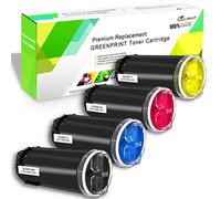 GREENPRINT Cartouche de Toner pour Xerox Compatible C600 C605 Capacité Standard 4 Couleurs 6000 Pages pour Noir Cyan Jaune Magenta pour Imprimantes Laser Xerox VersaLink C600 C605.