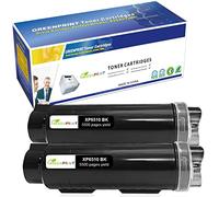 GREENPRINT Cartouches de Toner Compatibles 6510 6515【Extra High Yield】 5500 Pages 2 Noir pour Xerox Phaser 6510n 6510dn 6510dni 6510dnm WorkCentre 6515n 6515dn 6515dni 6515dnm Imprimante