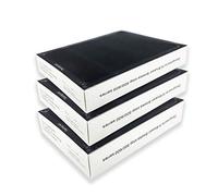 GreenR3 Lot de 3 filtres de rechange pour Blueair série 500/600 SmokeStop, élimination des odeurs Classic 501, 503, 510, 550E, 555EB, 601, 603, 650E, 505, 605