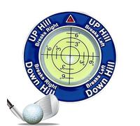 Greenreader - Lecteur De Putt De Golf Double 4x0,5 Cm Précis | Lecteur Horizontal À Bulles Vertes en PP en De Zinc, Accessoires D'entraînement pour L'analyse Spatiale Et Les Exercices pour Fem