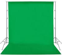 Greenscreen - Toile De Fond Pour Studio Photo - 1,8 X 2,8 M - Non Réfléchissante - En Polyester - Vert - Pour La Télévision Vidéo - Fond Uniquement[HDM5235798]