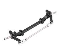 Greensen 1/14 RC D'essieu de Roue Avant avec Apparence Exquise pour Un Camion Tracteur, Construction en Alliage en Aluminium Durable, Parfait pour Les Amateurs de RC