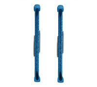 Greensen 1 Paire de Protections de Lames pour Patins à Glace, Couvercles, Protège-Lames en Plastique 7 Couleurs avec Ressort Adjustable pour Patins de Hockey et Patinage Artistique, (Blue)