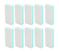Greensen 10 Pièces Eponge à Poncer Double Face, Bloc de Ponçage Manuel Blocs de Ponçage 1000 5000 Grain Réutilisable pour Polissage de Bracelet de Montre Ongles Travail du Bois Métal