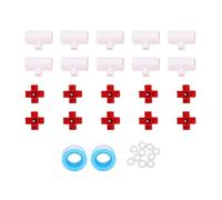 Greensen 10PCS Béchers à Eau pour Poulets, Système D'abreuvement Automatique étanche avec Raccords en T pour Volailles et Poussins