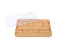 Greensen 12 Slots Game Card Box, Boîte de Rangement de Cartes de Jeu en Bois pour 2 OLED Lite avec Protection en Acrylique et Design Moderne, Boîte de Rangement Compacte et Portable