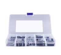 Greensen 150Pcs 10 Types Circuit Intégré, Kit D'Assortiment de Puces IC avec Interface de Communication SPI et Socles à Broches Plates pour Réparation Électronique et Développement de