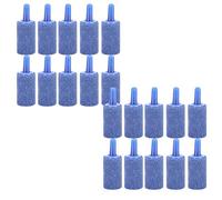 Greensen 20PCS Pierre de Sable Bleu, Pierre à Bulles Diffuseur D'Oxygène pour Aquarium avec Haute Production D'Oxygène Pierres D'Aération Durables