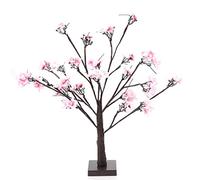 Greensen 24 LED Cherry Tree Lamp, Pretty Shape Design with Warm White Color Lighting, for Home Party Holiday Indoor Decor