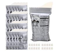 Greensen 24 Pack Sacs à Urine Jetables, 600ml Sacs Anti-Fuites et Anti-Odeurs pour Voyage avec Résine Super Absorbante pour Camping Randonnée Urgence Sac à Vomissements Mal des