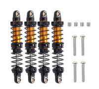 Greensen 4PCS Metal Amorberber Pièces Amortisseurs pour 1/10 CC01 RC Crawler Off-Road Road with Springs Springs Smoothat Effet (80 mm)