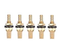 Greensen 5PCS Pierre à Bulles D'aquarium en Or, Pierre à Air en Grès cuivré pour Aération D'aquarium avec Bulles Uniformes, Accessoires pour Pompe à Oxygène