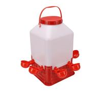 Greensen Abreuvoir pour Poussins, Fontaine à Eau en Plastique de Grande capacité 10L avec Design Facile à Nettoyer, pour Canards, Poulets et Autres volailles.