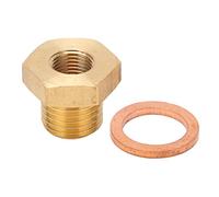 Greensen Adaptateur de Capteur de Température Adaptateur de l'expéditeur 1/8 Pouces NPT à M14 X 1,5 Pièces de Remplacement Automobile Universelles Masculines par Construction de Métaux pour la Mise