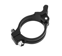 Greensen Adaptateur de Serrage de Licenciement de L'installation Pratique pour Le Front Brazeon, Clip en Alliage en Aluminium Résistant aux Amateurs de Vélos, Noir (31,8 mm)
