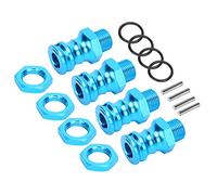 Greensen Adaptateurs D'extension de Roue en Alliage en Aluminium de 17 Mm 23 Mm pour Le Modèle de Voiture RC 1/8, Installation Pratique et Durable, Remplacement des Pièces Cassées (Blue)