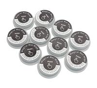 Greensen Appuyez sur Type Wet Wiche 10pcs Serviettes à Main Comprimées pour les Voyages Extérieurs, Tissus Humides Individuels Jetables pour Onhego, Tissu D'absorption D'eau