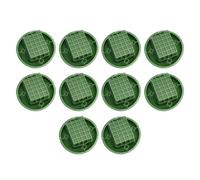 Greensen Blocs de Cage à Fleurs pour Arrangement Floral (PPO) | 6,89x3,35x3,35 Pouces, Matériau 28,22 Oz, humidité Longue Durée pour Fleurs Fraîches, 10 Supports de Boue Verte
