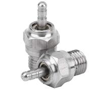 Greensen Bouche D'allumage de Haute qualité 2pcs N4 pour la Voiture RC, Artisanat Exquis, Pratique à Stocker et à Transporter, adapté au Modèle HSP Oilpower, Couleur Argentée