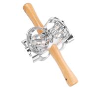 Greensen bouille, Moule à Donut en Alliage D'Aluminium avec Manche en Bois Composite, pour la Pâtisserie Desserts dans les Cuisines Familiales Magasins D'Alimentation Boutiques de Donuts (Style 2)