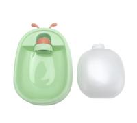 Greensen Bouteille d'eau de Chien Pliable, Distributeur d'eau de Chat Portable avec Mangeoire, Bouteille d'eau de Chien de Voyage Innovante pour Aventures en Plein Air, Fuite