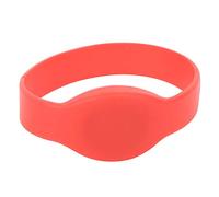 Greensen Bracelet, Bracelet de Contrôle d'accès en Silicone 125 KHz TK4100 Lecture Seule 65 Mm IP68 Boucle Fermée pour Entrée de Piscine, Salle de Sport dans des Environnements Humides et Humides