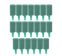 Greensen Bubble Stone, 20PCS Cylindre en Grès Vert Pierre Aérée Pierre à Oxygène à Bulles pour Aquarium avec Bonne Dispersion d'air Filtrage Solide et Durable