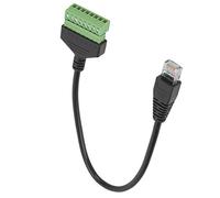 Greensen Câble RJ45 PVC RJ45 Mâle vers Adaptateur Terminal 31 Cm, Ligne